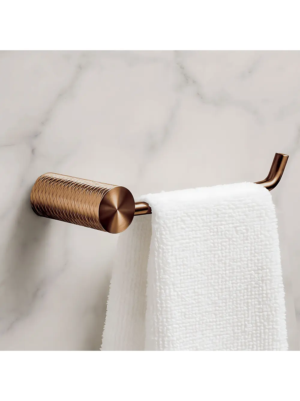 Suport prosop baie finisaj cupru periat model Brush Copper 9711A seria Prism [2]