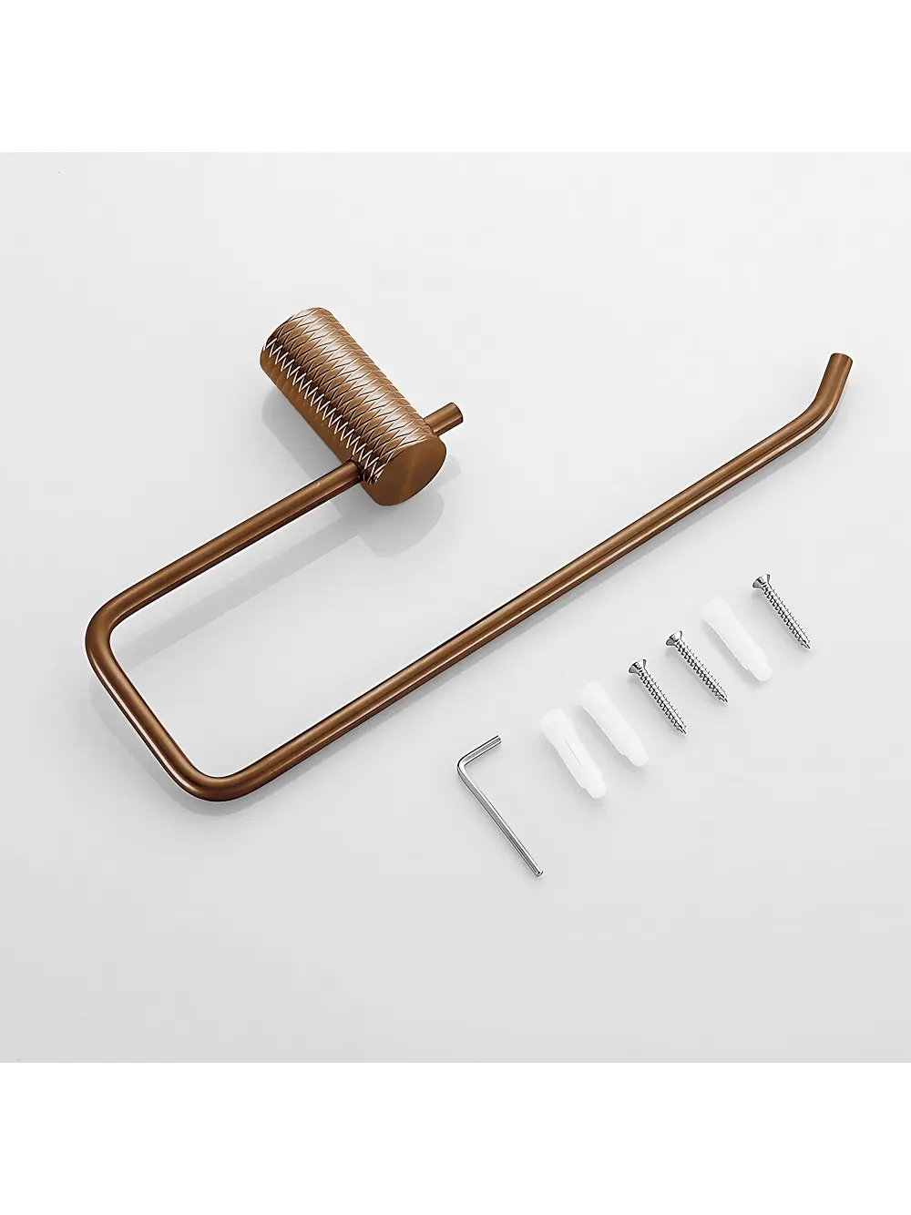 Suport prosop baie finisaj cupru periat model Brush Copper 9710 seria Prism [4]