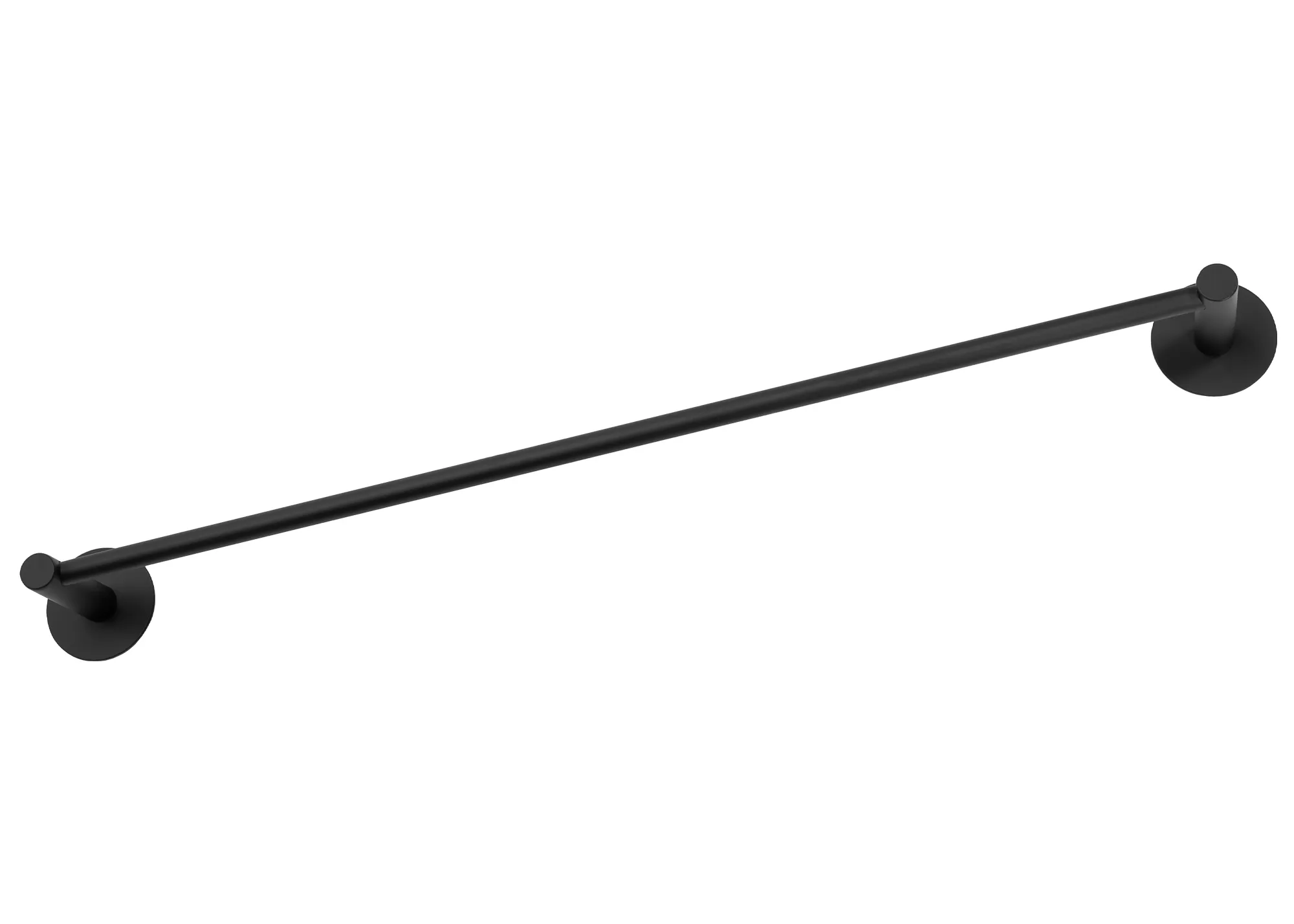 Suport prosop baie finisaj negru mat model rotund 322221A Duo [4]