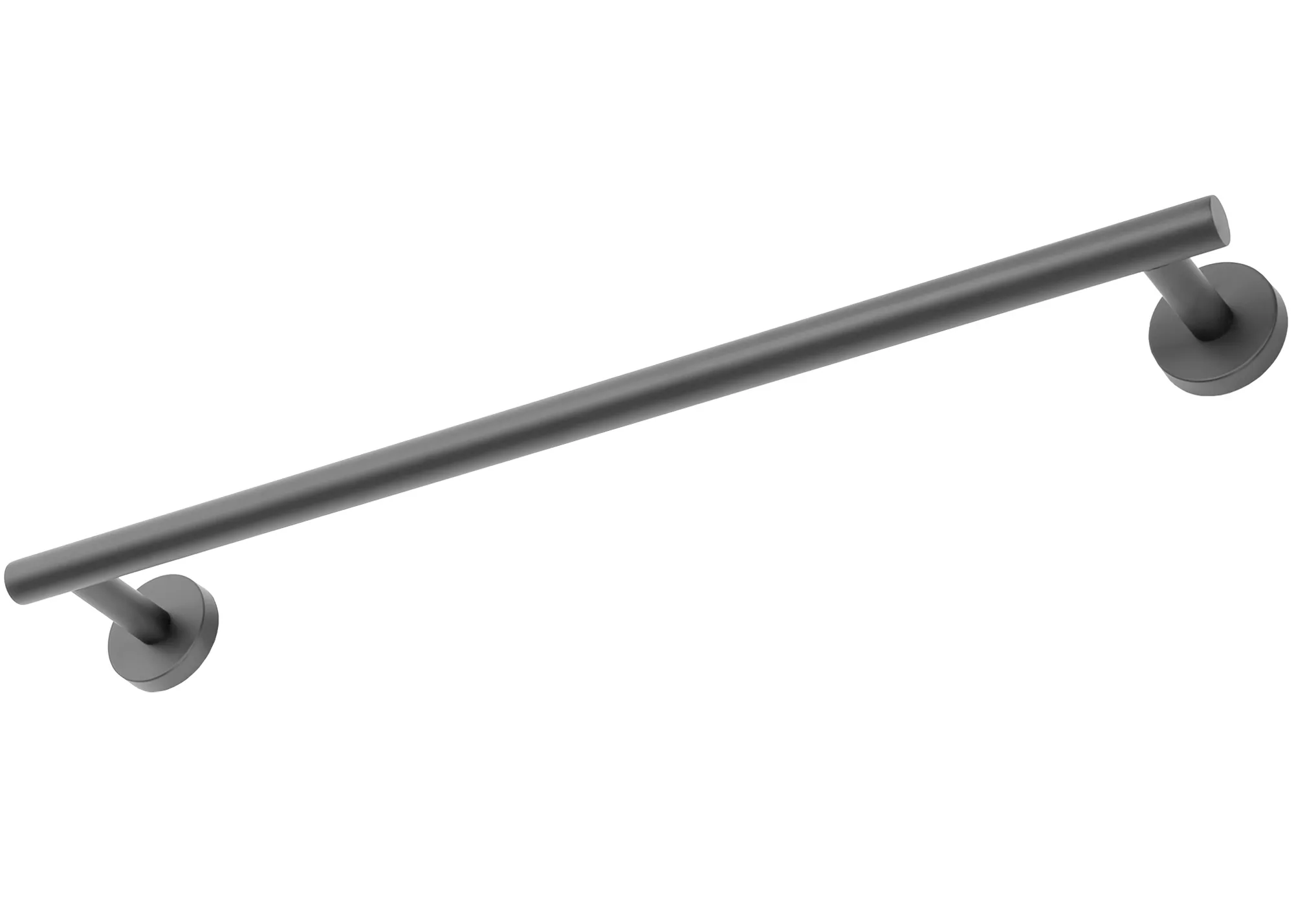 Suport prosop baie finisaj gri mat model rotund 322232A Leo [4]