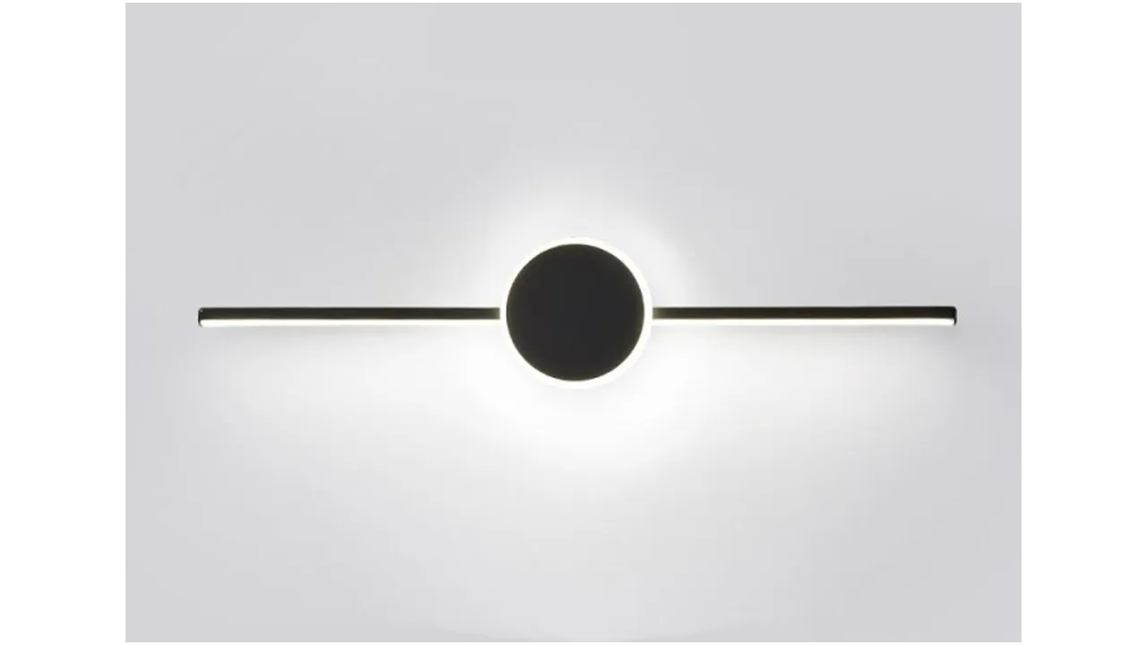 Aplică de baie LED pentru oglindă culoare neagră lungime 40 cm model APP848 [2]