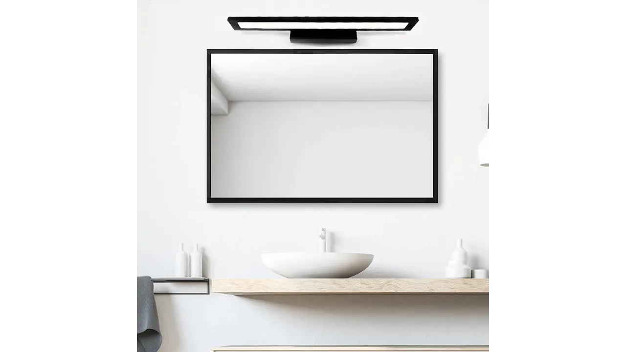 Aplică de baie LED pentru oglindă culoare neagră lungime 80 cm model APP840 [3]