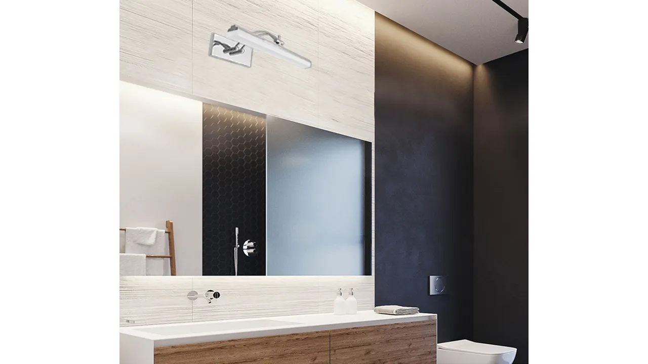 Aplică de baie LED pentru oglindă culoare crom lungime 40 cm model APP372 [4]