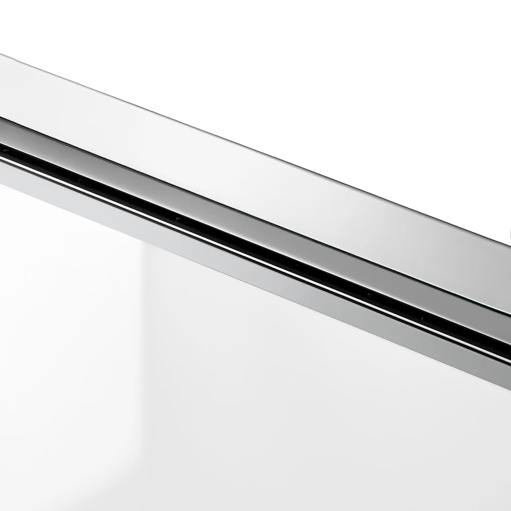 Ușă duș batantă 100 cm finisaj crom lucios sticlă securizată transparentă model Atlas Left Chrome [3]