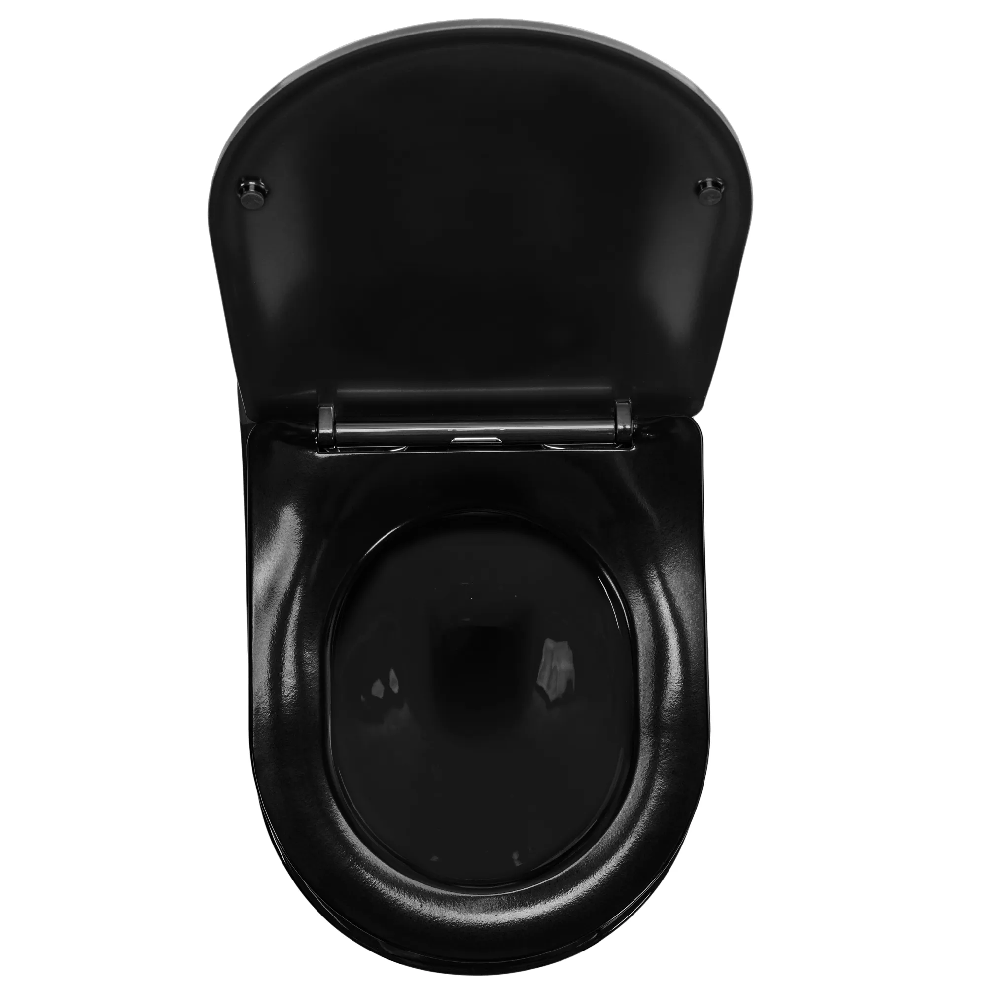 Vas wc suspendabil culoare auriu lucios model Carlo Mini Duroplast Gold Black [4]