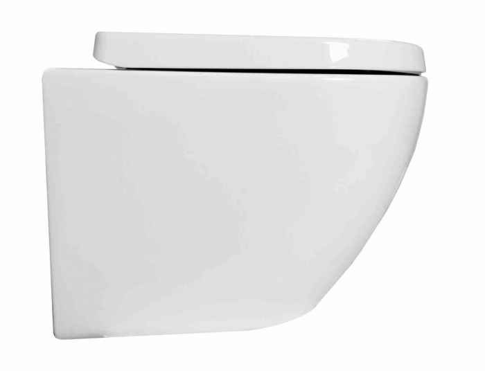 Vas wc suspendabil culoare alb model Carlo Mini Rimless Abs White - Rea [6]