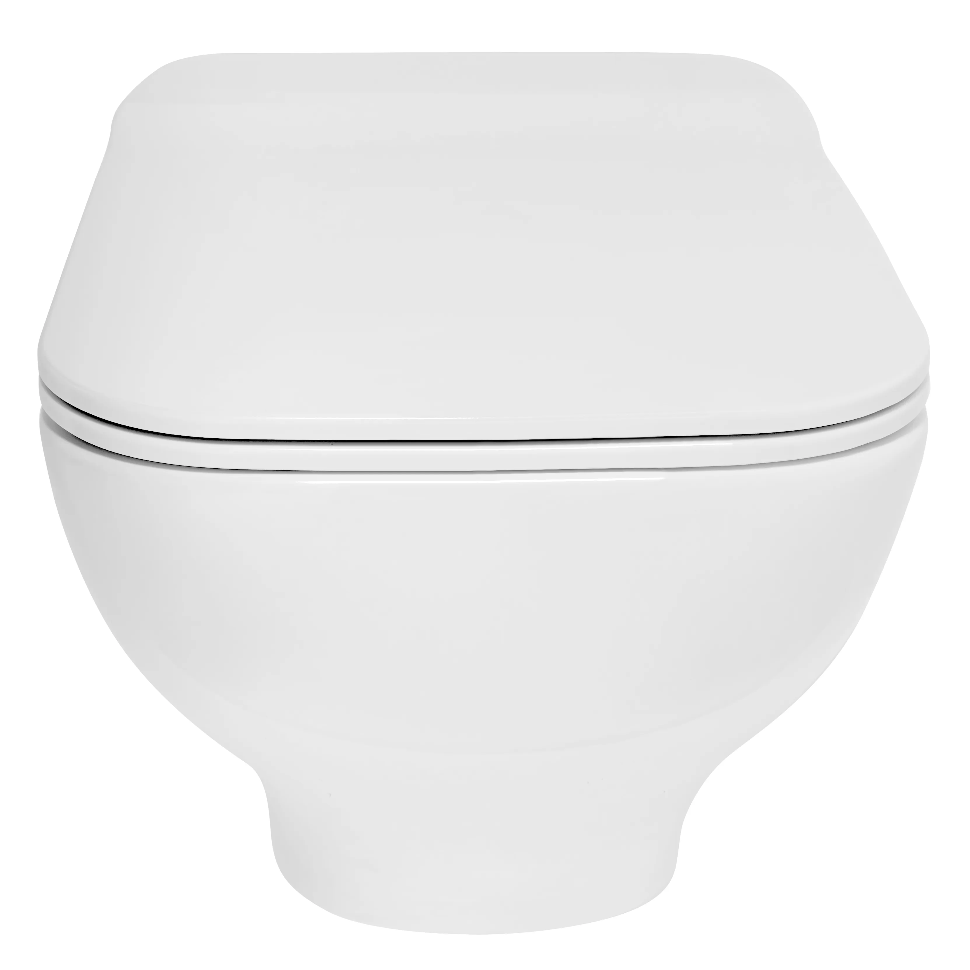 Vas wc suspendabil culoare alb model Ivo Rimless Duroplast Flat White - Rea [6]