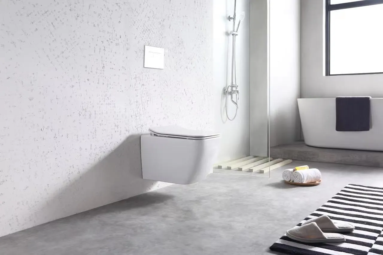 Vas wc suspendabil culoare alb model Martin Slim Rimless Duroplast - Rea [2]