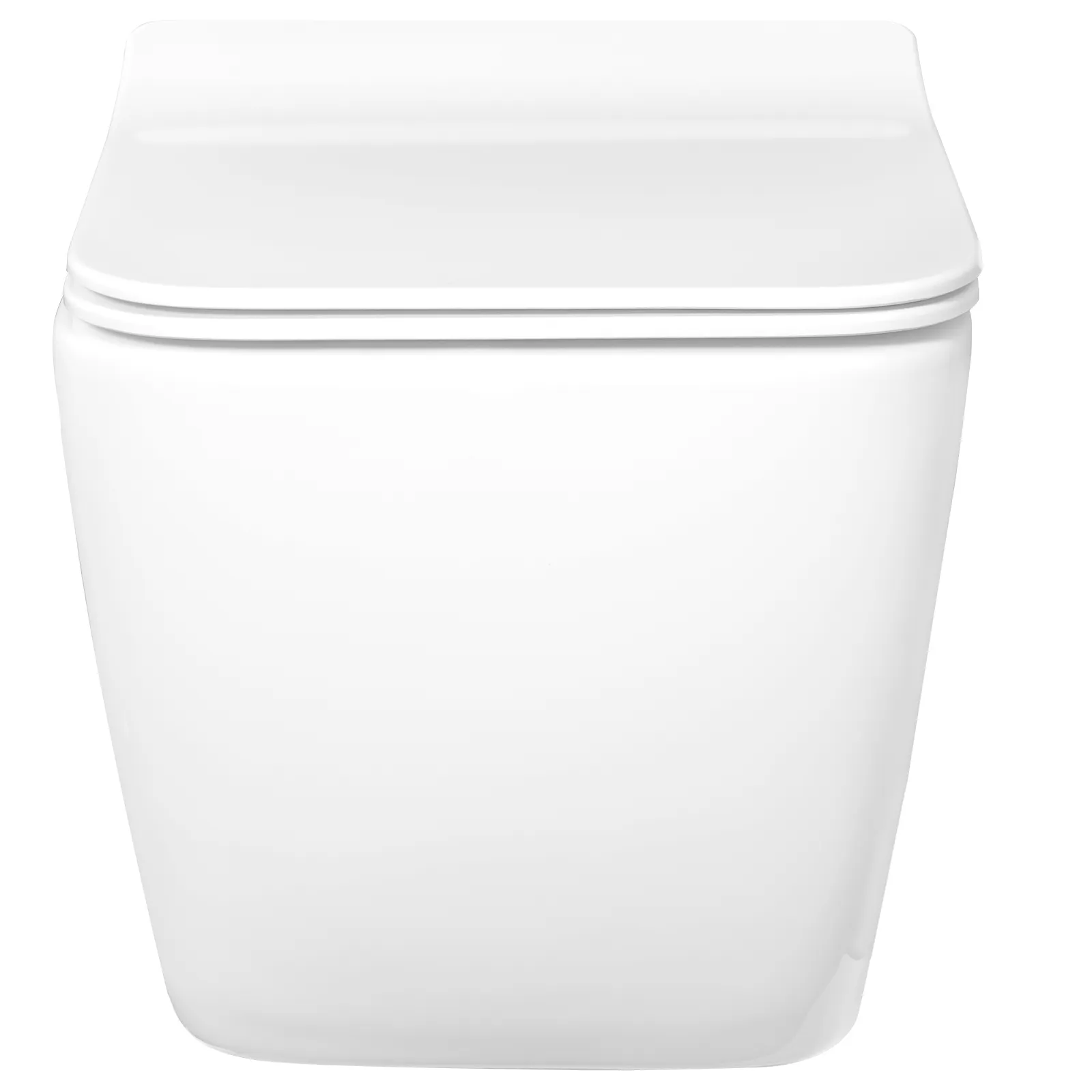 Vas wc suspendabil culoare alb model Martin Slim Rimless Duroplast - Rea [6]