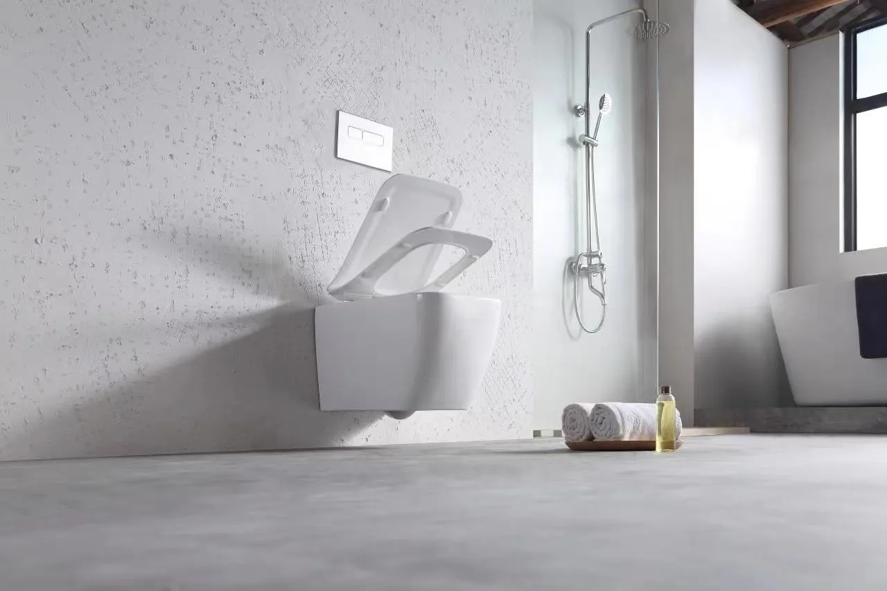 Vas wc suspendabil culoare alb model Martin Slim Rimless Duroplast - Rea [3]