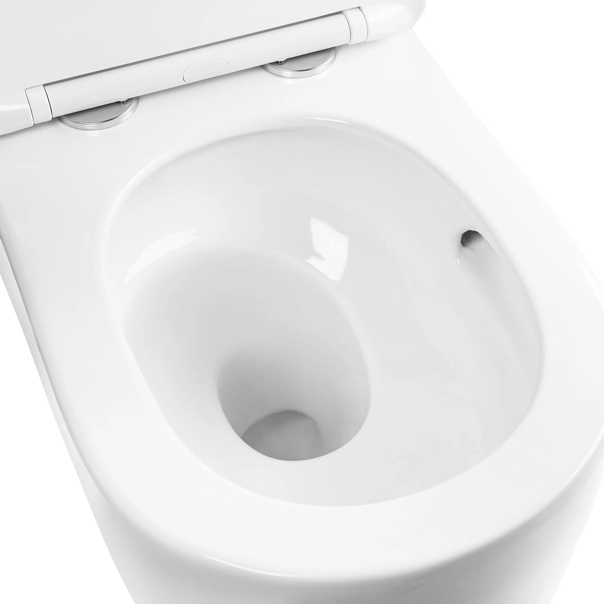 Vas wc suspendabil culoare alb model Carlo Eddy Tornado Rimless Flat - Rea [6]