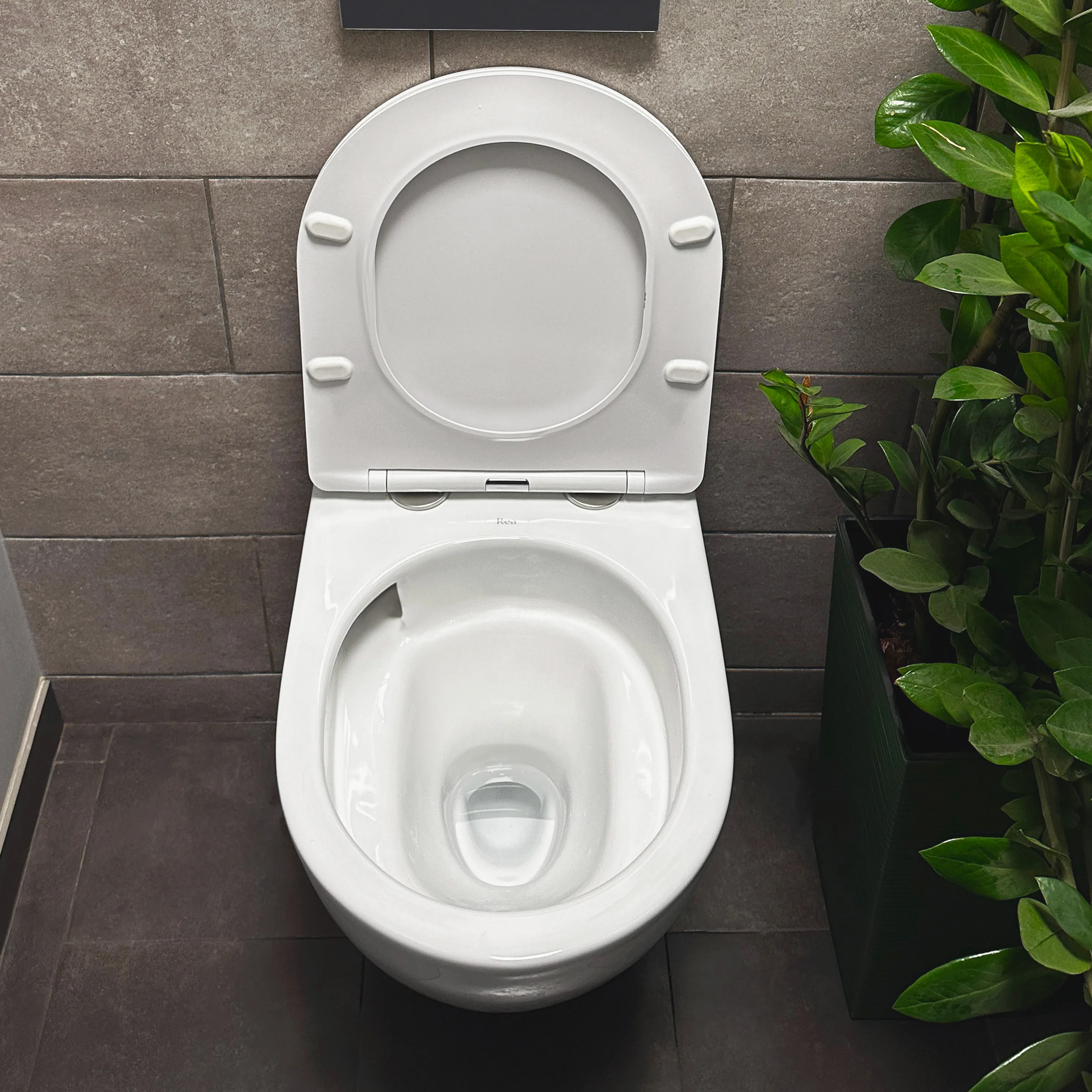 Vas wc suspendabil culoare alb model Carlo Mini Tornado Rimless Flat - Rea [3]