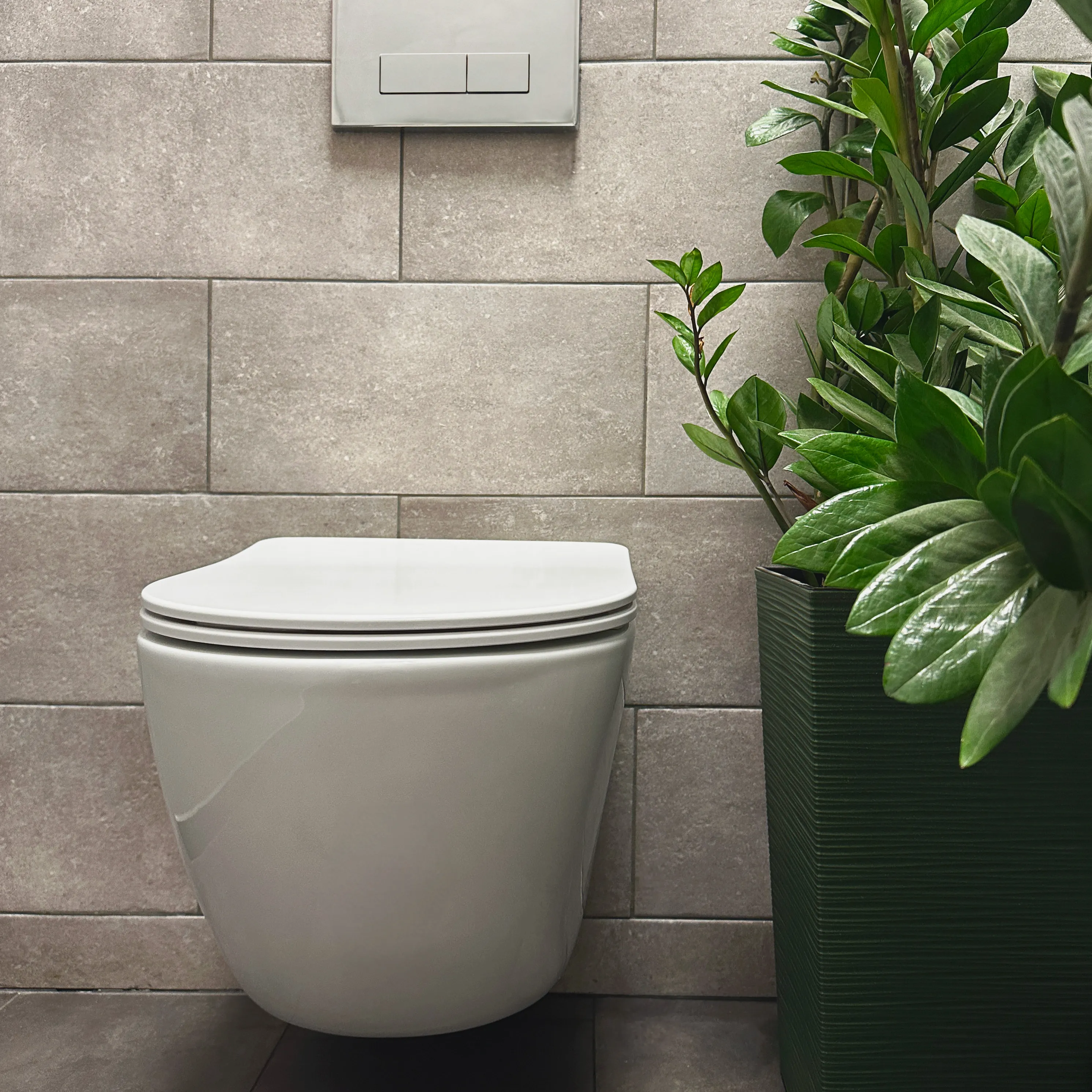 Vas wc suspendabil culoare alb model Carlo Mini Tornado Rimless Flat - Rea [6]