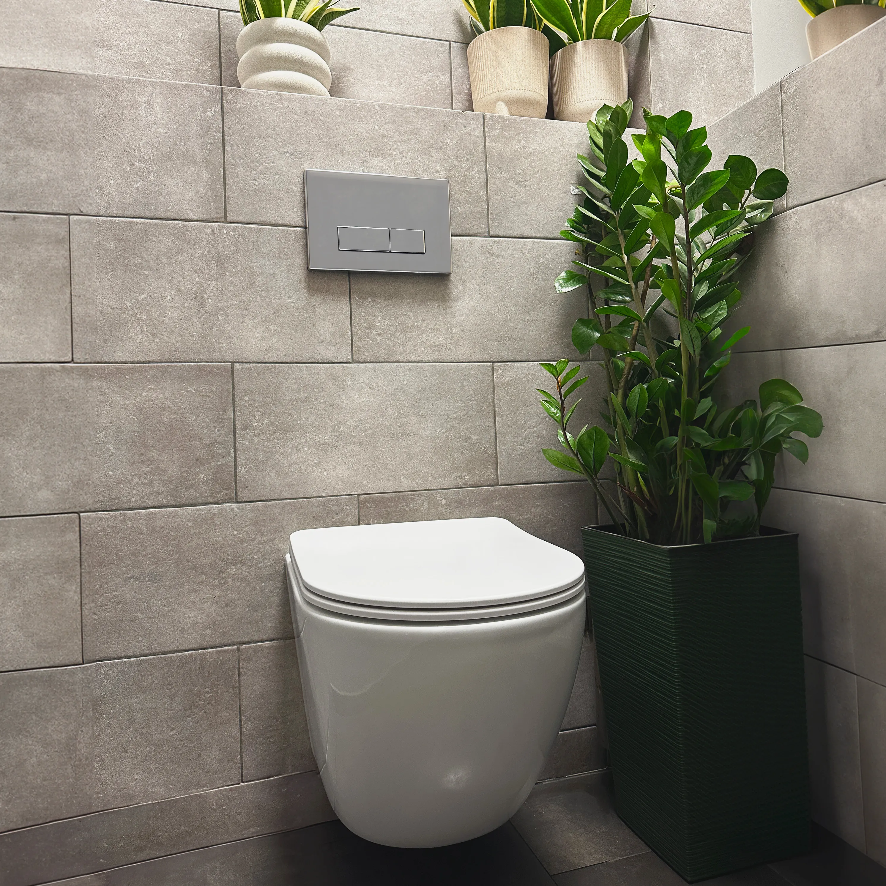 Vas wc suspendabil culoare alb model Carlo Mini Tornado Rimless Flat - Rea [7]