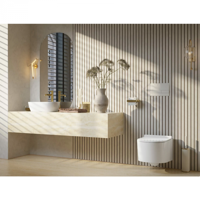 Vas wc suspendabil culoare alb model Laura Rimless White - Veldman [6]