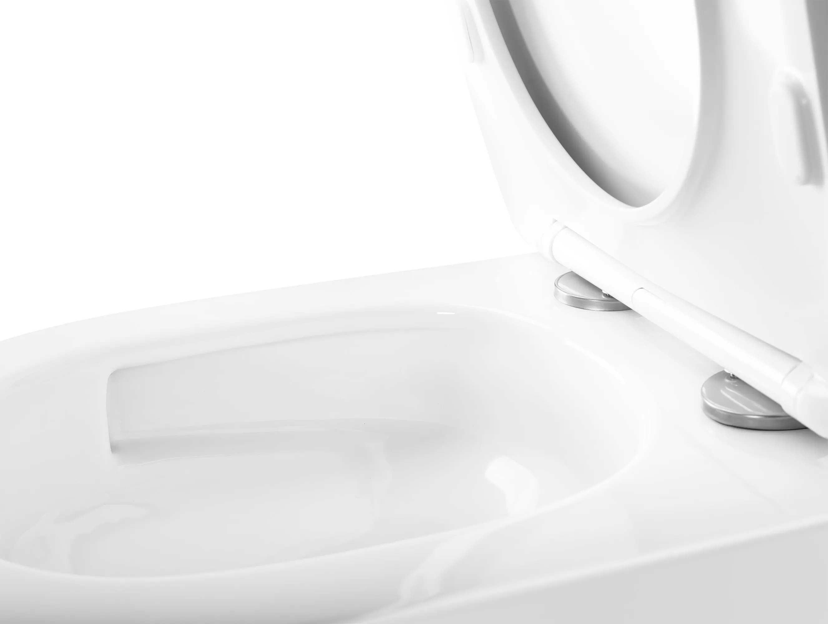 Vas wc suspendabil culoare alb model Carlo Mini Tornado Rimless NFQ White [6]