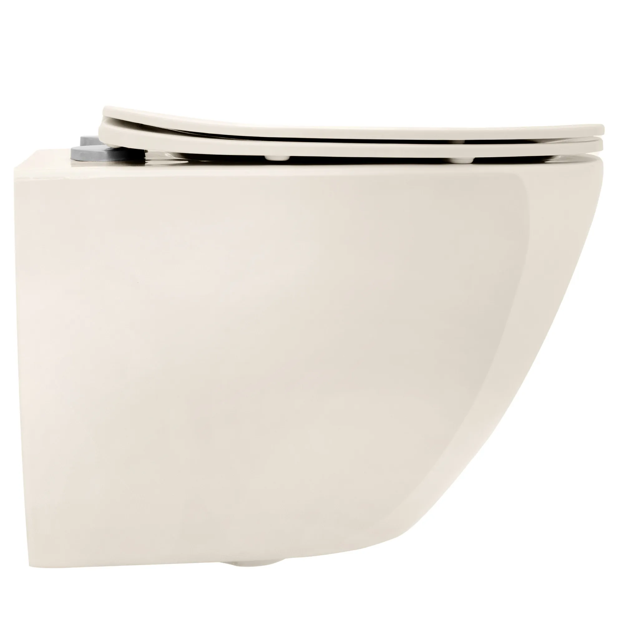 Vas wc suspendabil culoare ecru model Carlo Mini Rimless Ecru [2]