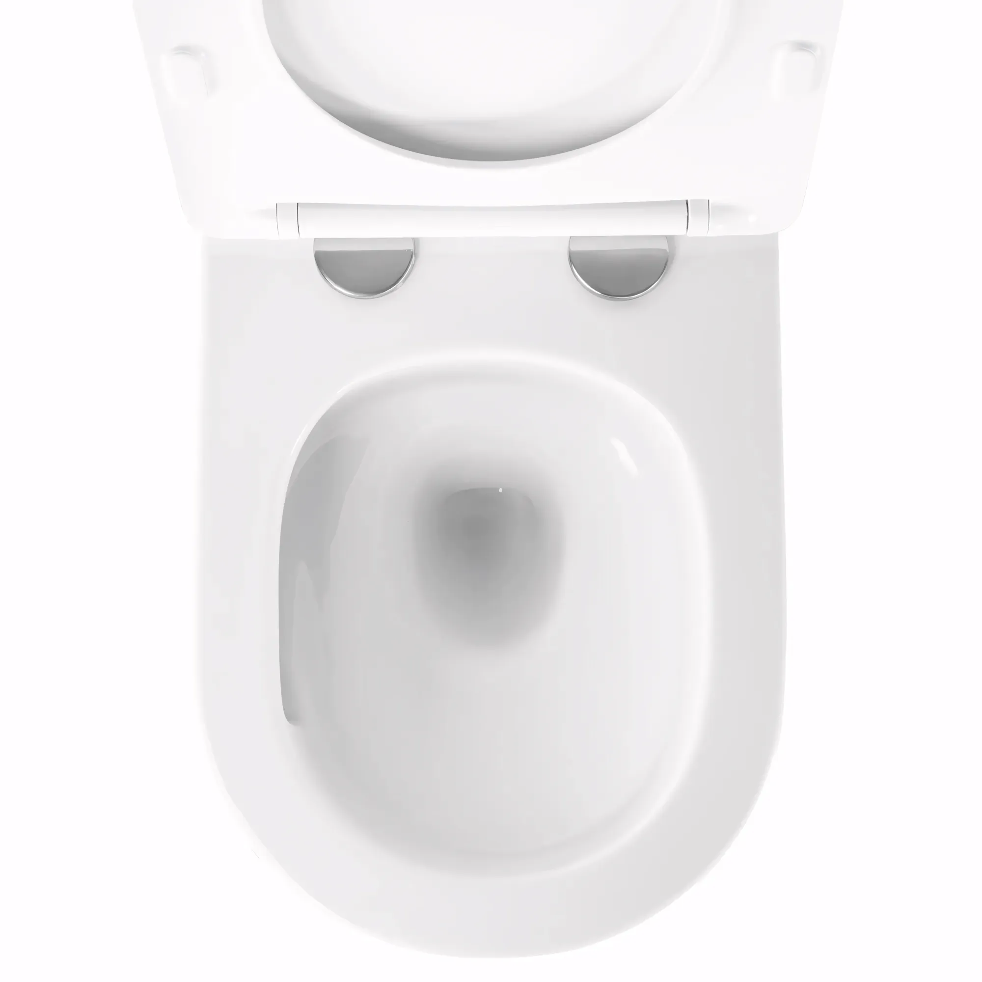 Vas wc suspendabil culoare albă model Tito Tornado Rimless NFQ White [5]