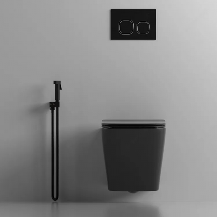 Vas wc suspendabil culoare negru mat model Imperia Rimless Black Mat - Veldman [4]