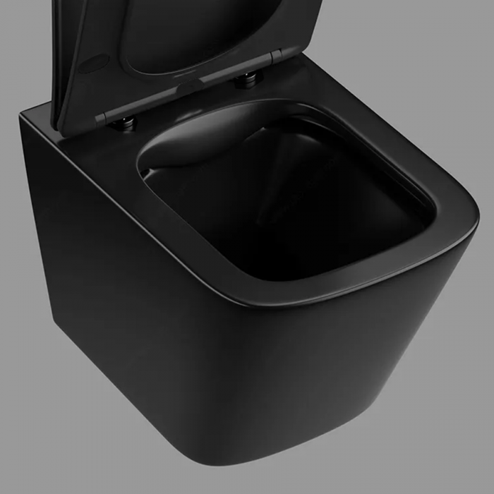 Vas wc suspendabil culoare negru mat model Imperia Rimless Black Mat - Veldman [6]