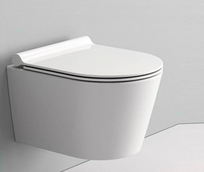 Vas wc suspendabil culoare alb model Sonet Rimless White - Veldman [2]