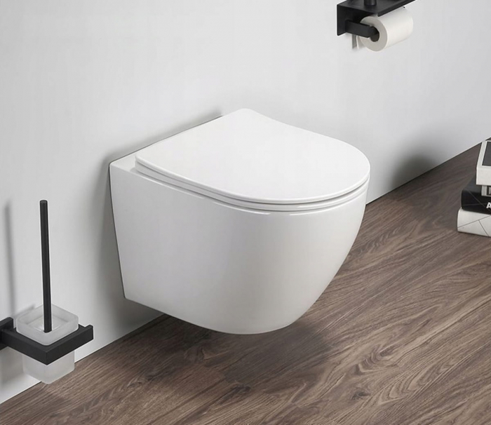 Vas wc suspendabil culoare alb model Vera Rimless White - Veldman [2]