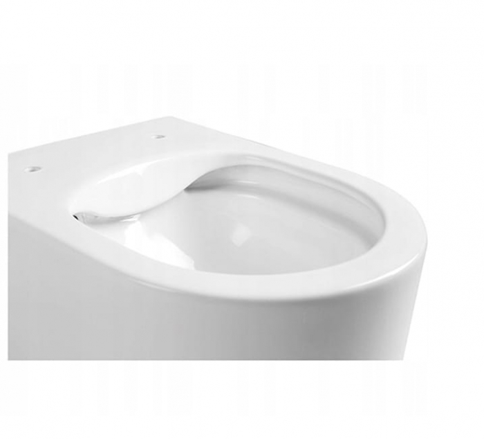 Vas wc suspendabil culoare alb model Lorent Rimless White - Veldman [5]