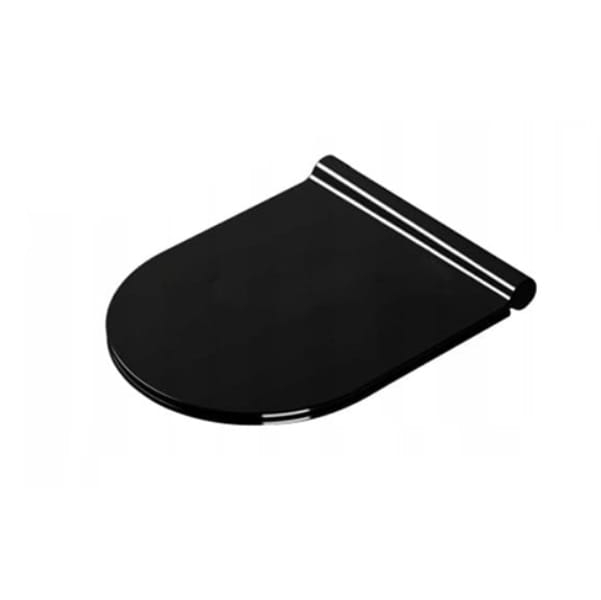 Vas wc  suspendabil culoare neagră model Vera Rimless Black - Veldman [6]