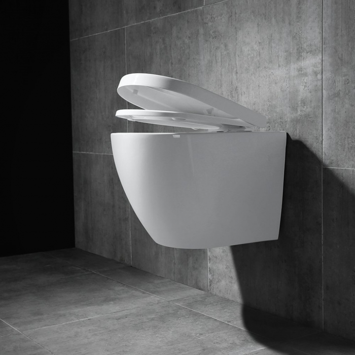 Vas wc suspendabil culoare alb model Verona Rimless White - Veldman [4]