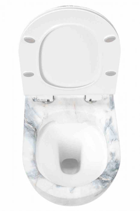 Vas wc suspendabil model Carlos Rimless Granit Mat - Rea [5]