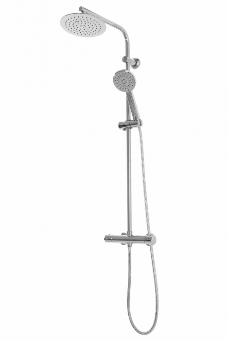 Set de duș culoare crom înălțime 100 cm material alamă/ABS model Bliss Chrome [5]