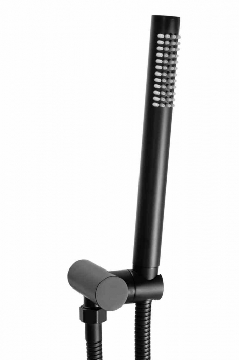 Set de duș cu termostat finisaj negru mat înălțime 18 cm model Lungo Miler Black Matt [3]