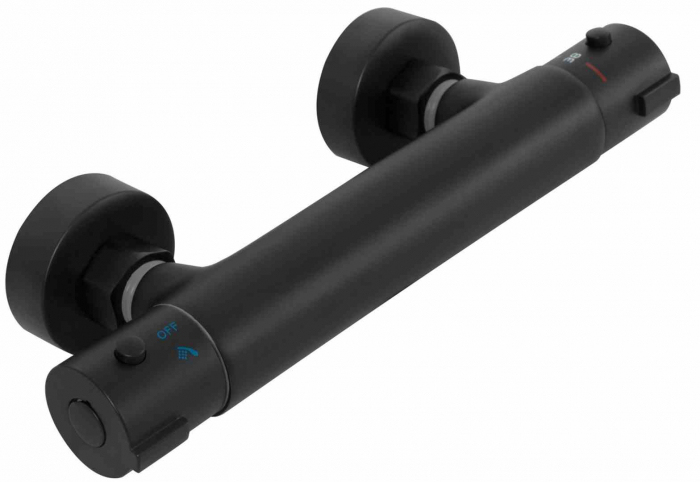 Set de duș culoare neagră înălțime 98 cm material alamă/ABS model Mike Black [4]