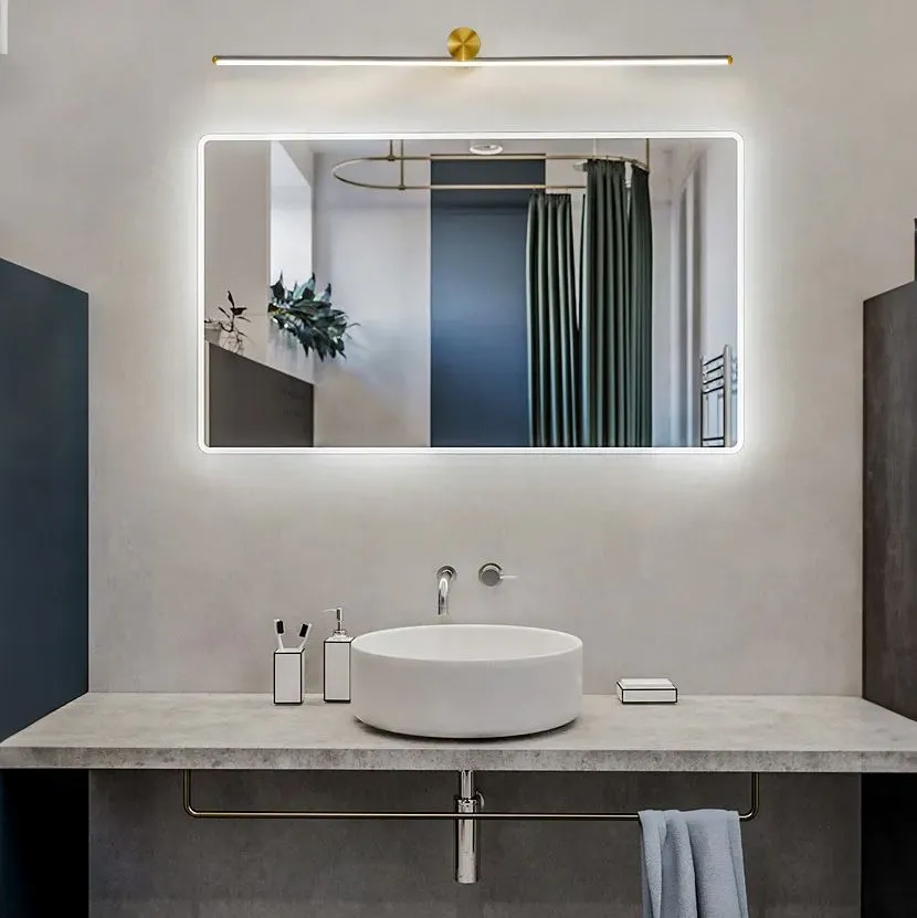 Aplică de baie LED pentru oglindă culoare auriu periat lungime 60 cm model APP1348 Old Gold [2]