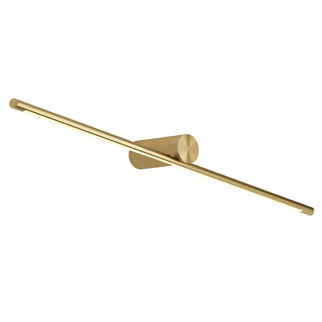 Sisteme de iluminat - Aplică de baie LED pentru oglindă culoare auriu periat lungime 60 cm model APP1348 Old Gold