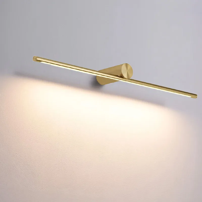 Aplică de baie LED pentru oglindă culoare auriu periat lungime 60 cm model APP1348 Old Gold [1]