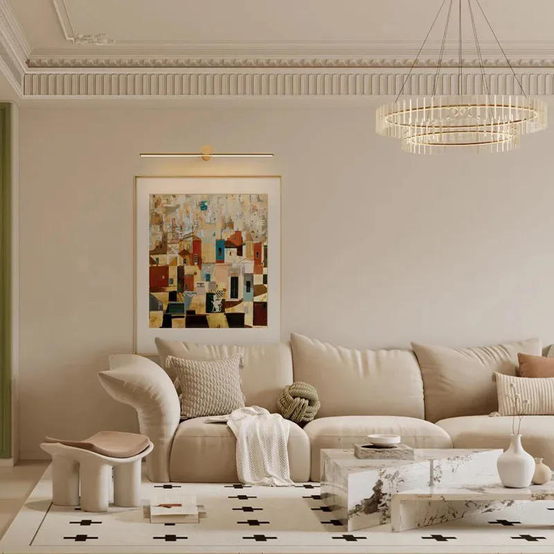 Aplică de baie LED pentru oglindă culoare auriu periat lungime 60 cm model APP1348 Old Gold [5]