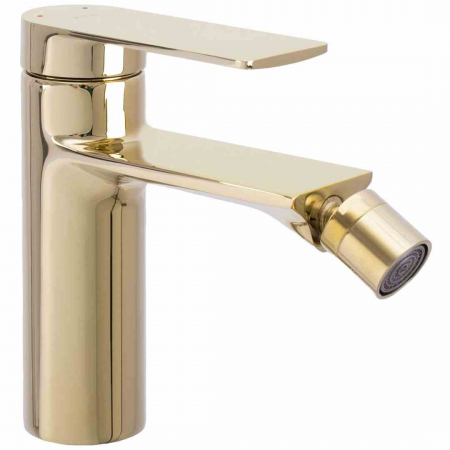 Baterii bideu - Baterie bideu culoare auriu înălțime 14 cm material alamă model Storm Gold