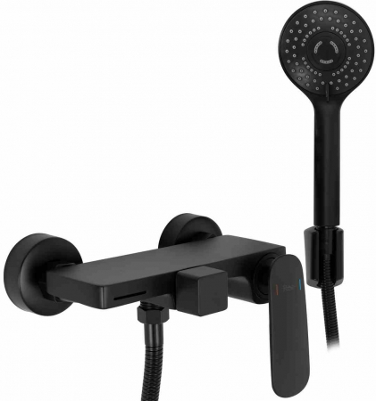 Baterii cadă - Baterie cadă culoare neagră înălțime 12.5 cm material alamă model Berg Black