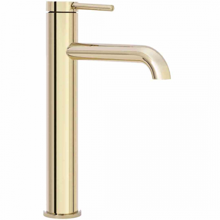Baterie lavoar culoare auriu înălțime 28 cm material alamă model Spot Gold High