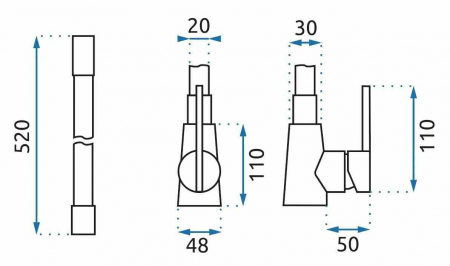 Baterie bucătărie culoare negru mat înălțime 63 cm material alamă model Icon Black Gold [5]