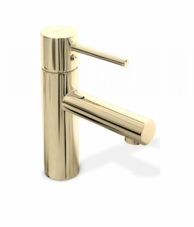 Baterii chiuvetă - Baterie chiuvetă culoare auriu înălțime 18.5 cm material alamă model Tess Gold Low