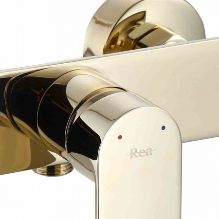 Baterie duș culoare auriu înălțime 12 cm material alamă/ABS model Urban Gold [2]