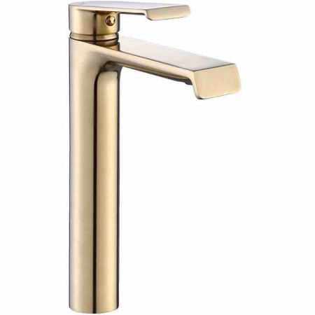 Baterii chiuvetă - Baterie chiuvetă culoare auriu înălțime 28 cm material alamă model Hass Gold High