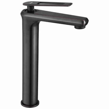 Baterii chiuvetă - Baterie chiuvetă culoare neagră înălțime 26 cm material alamă model Blade Old Black High