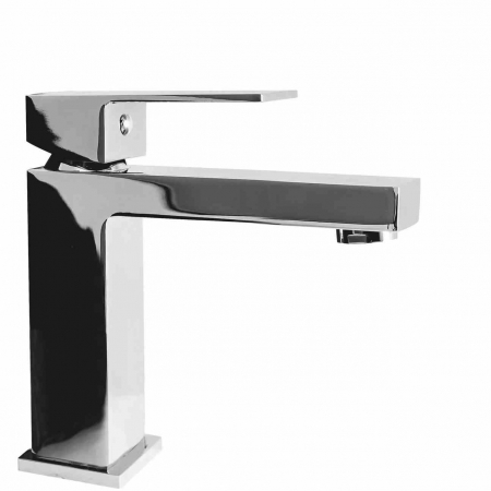 Baterii chiuvetă - Baterie chiuvetă culoare crom înălțime 15 cm material alamă model Fenix Chrome Low