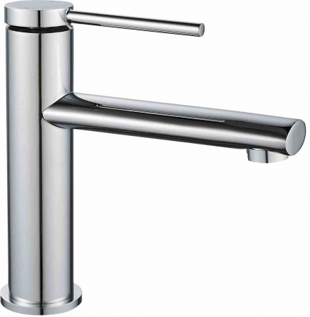Baterii chiuvetă - Baterie chiuvetă culoare crom înălțime 18 cm material alamă model Oval Chrome Low