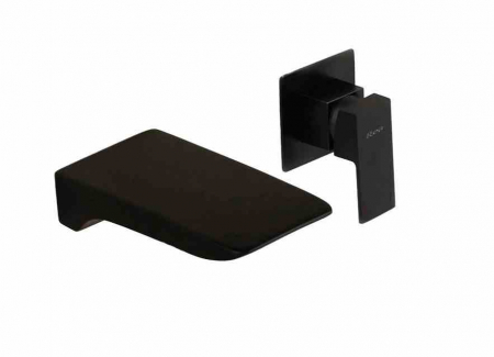 Baterii chiuvetă - Baterie chiuvetă culoare neagră înălțime 10 cm material alamă model Mason Black