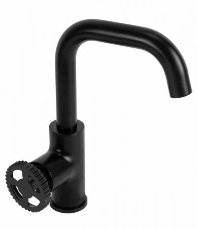 Baterii chiuvetă - Baterie chiuvetă culoare neagră înălțime 23.5 cm material alamă model Vertigo Low