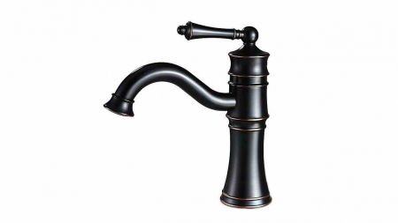 Baterie chiuvetă culoare neagră înălțime 21.5 cm material alamă model Vintage Old Black Low [1]